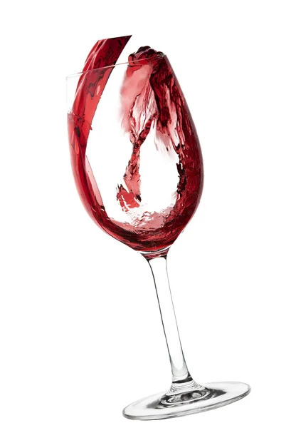 Espirro abstrato de vinho tinto — Fotografia de Stock