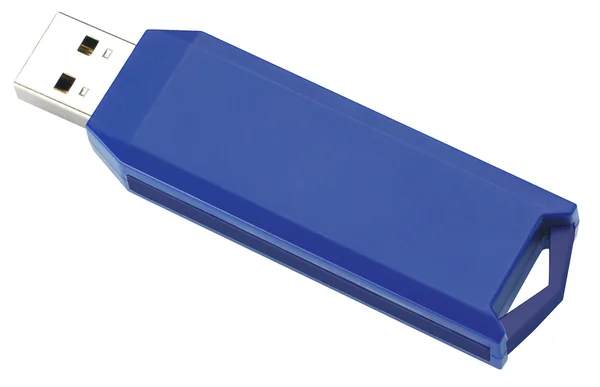 USB-Flash-Speicher isoliert auf weißem Hintergrund — Stockfoto