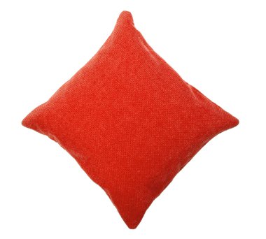 izole kırmızı yastık-