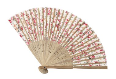 Traditional asian fan clipart