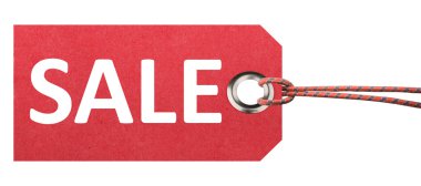 Kırmızı satış etiketi