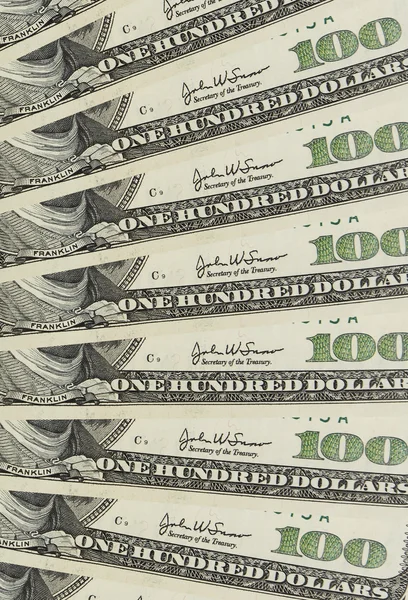 Σωρός από δολάρια, ιστορικό χρημάτων — Φωτογραφία Αρχείου