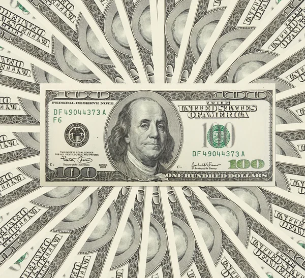 Egy halom dollár, pénz háttér — Stock Fotó