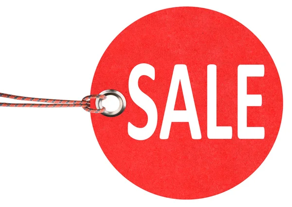 Red sale tag — Stock Photo, Image