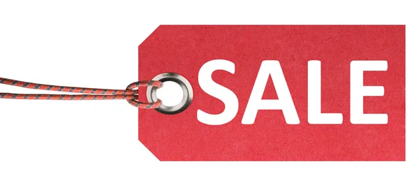 Red Sale Tag — Stock Photo, Image