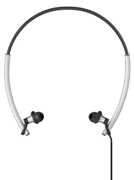 Modern Sport Headphones Isolated White Background — Stock Photo, Image