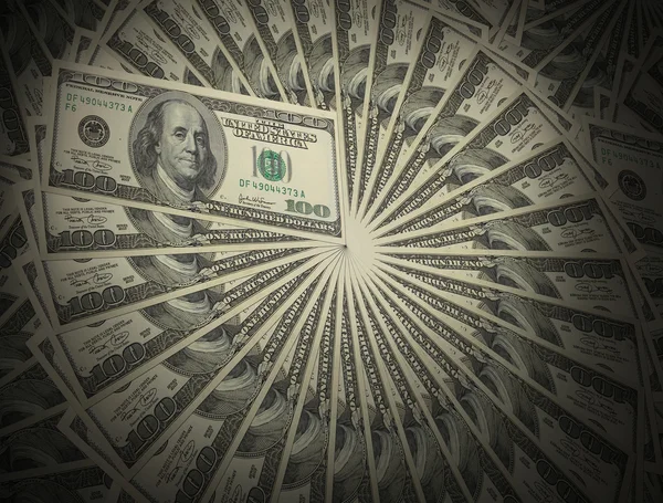 Pico Dólares Fundo Dinheiro — Fotografia de Stock