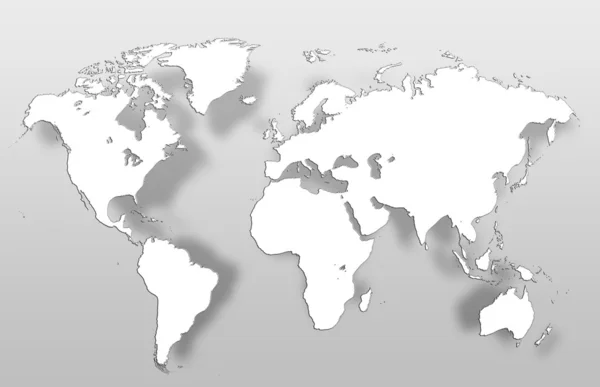 世界地図. — ストック写真