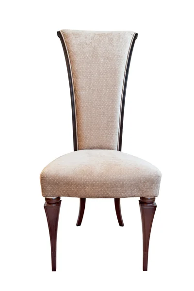 Luxo cadeira isolada no fundo branco — Fotografia de Stock