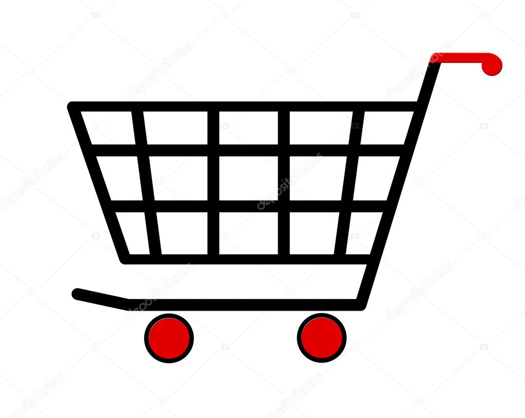 Shopping cart icon illustration Stock Photo by ©scratch 5032069