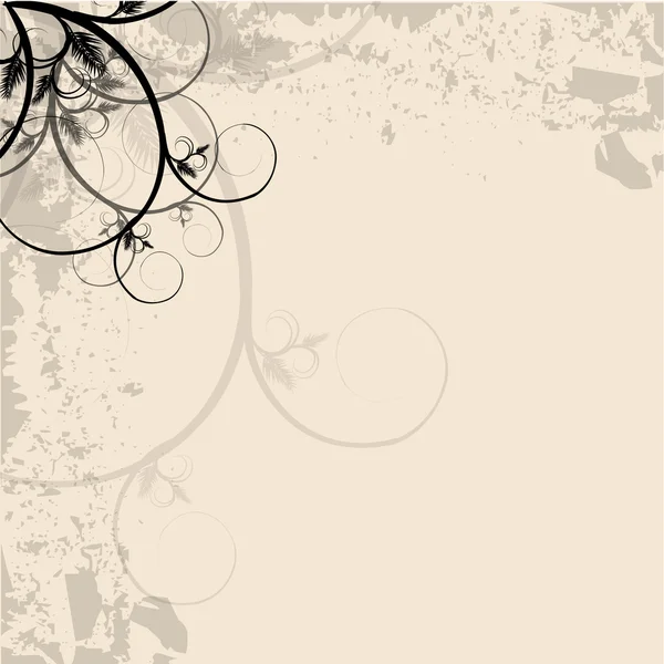 Exemple de papier peint floral — Image vectorielle