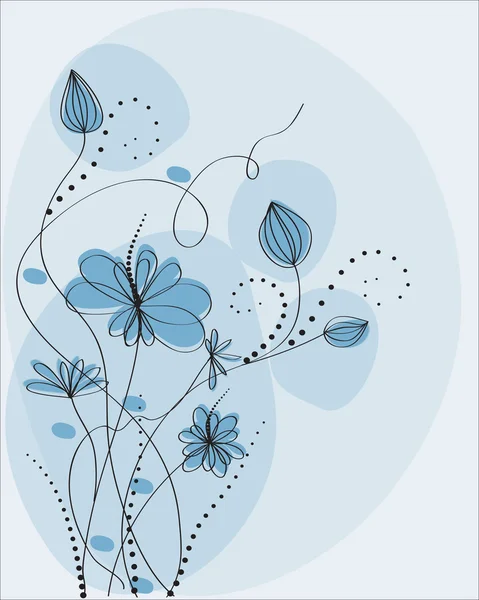 Flower Wallpaper — Stock Vector