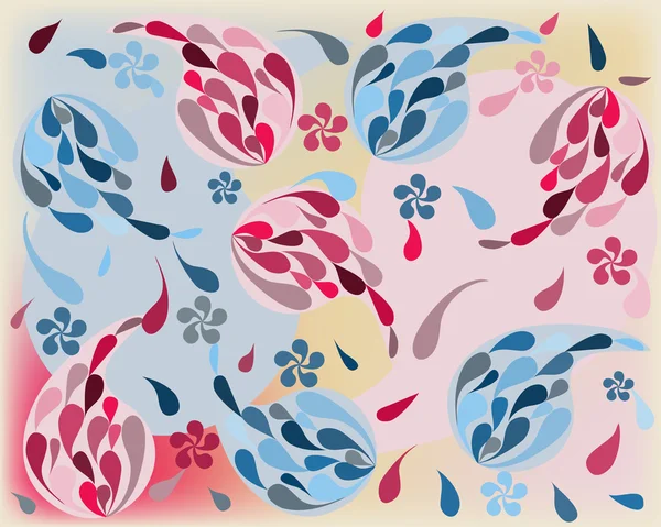 Modèle Paisley Abstrait — Image vectorielle