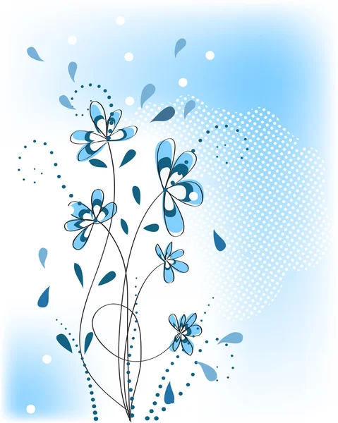 सरल फूल — स्टॉक वेक्टर