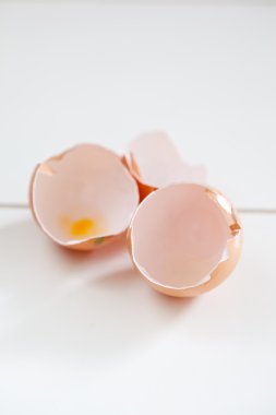 Empty egg shells clipart