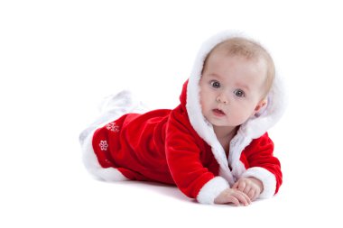 Cute christmas baby clipart