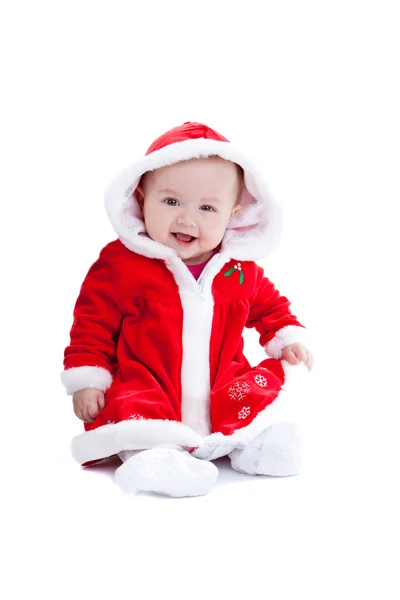 Roztomilý vánoční baby — Stock fotografie