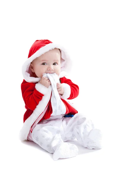 Babys erstes Weihnachtsfest — Stockfoto