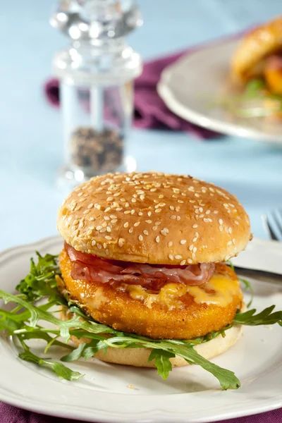 Chickenburger — Stock Photo, Image