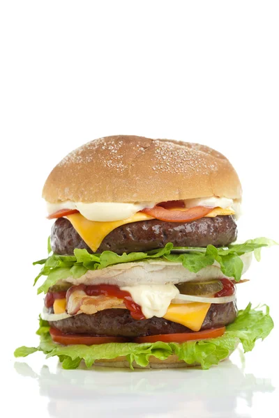 Big hamburger — Stock Photo, Image