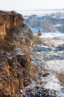 taş çukura bir taş ocağı makine taşlama winter.heavy genel bakış.