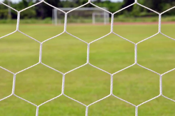 stock image Behind the net