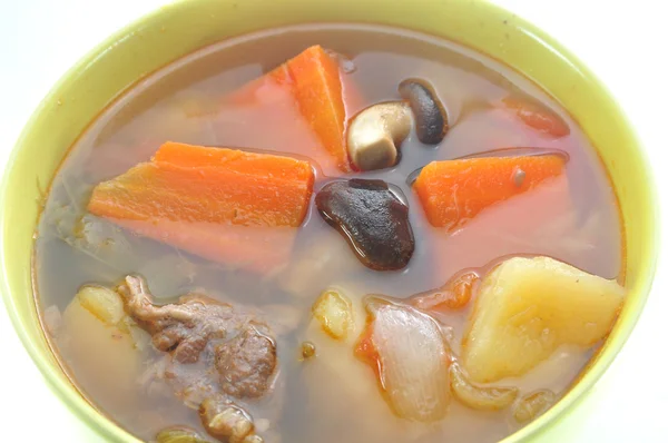 М'яса суп їжа — стокове фото