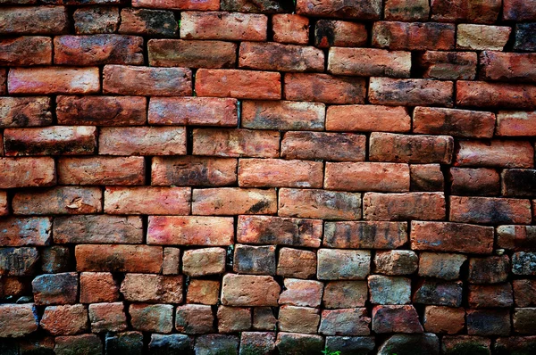 Parede de tijolo velho — Fotografia de Stock