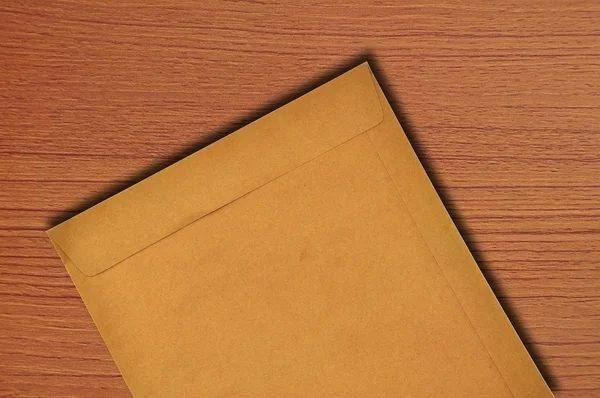 Kahverengi zarf — Stok fotoğraf