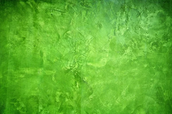 Grön färg måleri vägg bakgrund — Stockfoto