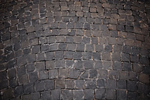 Schwarzer Stein Fußboden Hintergrund — Stockfoto