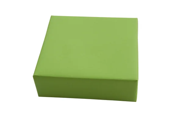 Πράσινο κουτί δώρου — Φωτογραφία Αρχείου