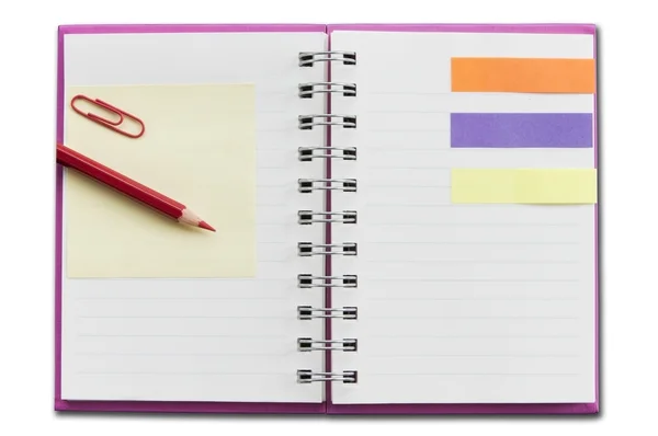 Mini cuaderno en blanco —  Fotos de Stock
