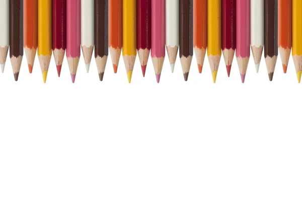 Beyaz izole arka plan olarak renk pastel boya — Stok fotoğraf