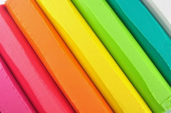 Färgglada crayon stick — Stockfoto