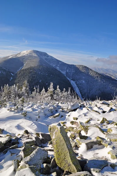 Winter in den Bergen. — Stockfoto