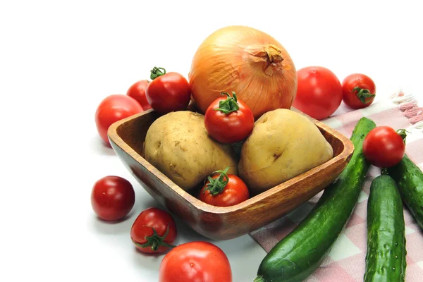 Vegetable on white background — Stock Photo, Image