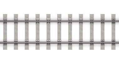 3d rails horizontal top view clipart