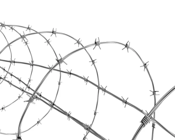 Barbed wire closeup — Stock Photo, Image
