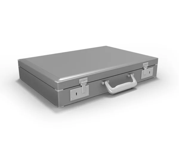 Gray briefcase — Stock Photo, Image
