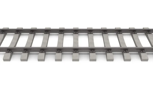 3d rails horizontal — Stock Photo, Image