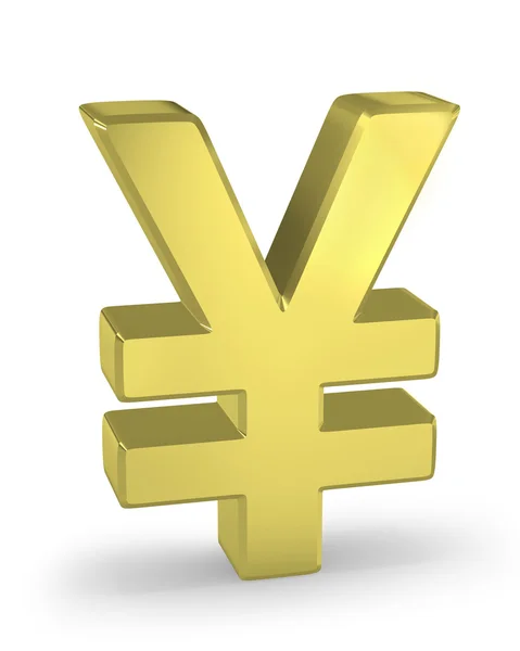 Symbol zlaté jenu — Stock fotografie