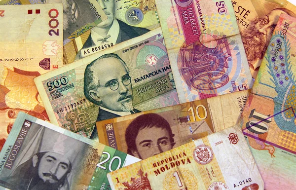 Dinheiro da Europa Oriental — Fotografia de Stock