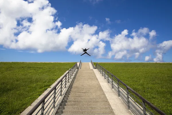 The stairs to the success — Stock Photo, Image