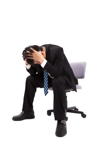 Empresário está deprimido — Fotografia de Stock