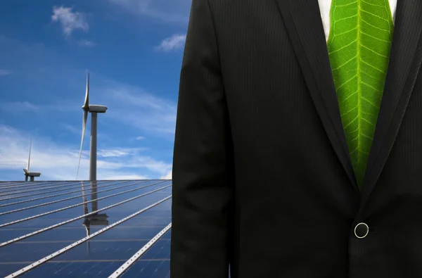 Green Business ed eco-energia — Foto Stock