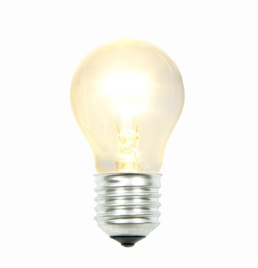 Lighting Bulb isolated on white background clipart