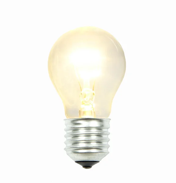Glühbirne Isoliert Auf Weißem Hintergrund — Stockfoto