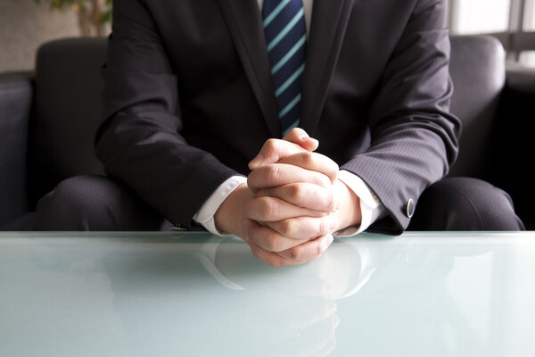 Mano Del Hombre Negocios — Foto de Stock