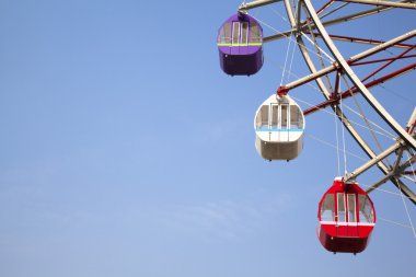 Blue Sky and Ferris wheel clipart